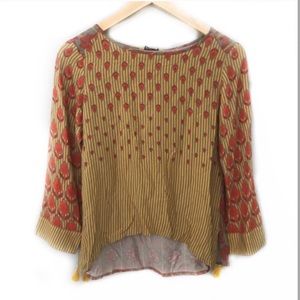 Globaldesi Boho Tassel Top NWT